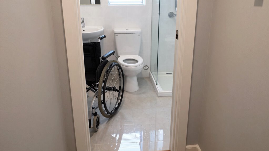 accessible safe organized bathroom
