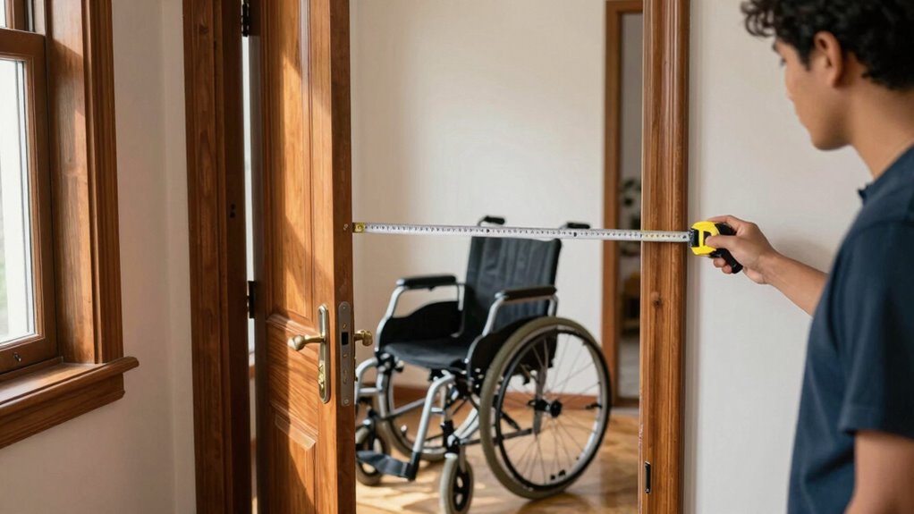 accurate doorway width measurement