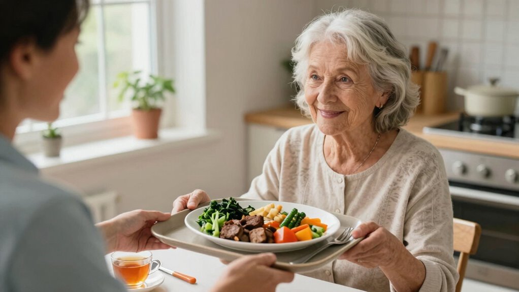 adjusting senior meal support