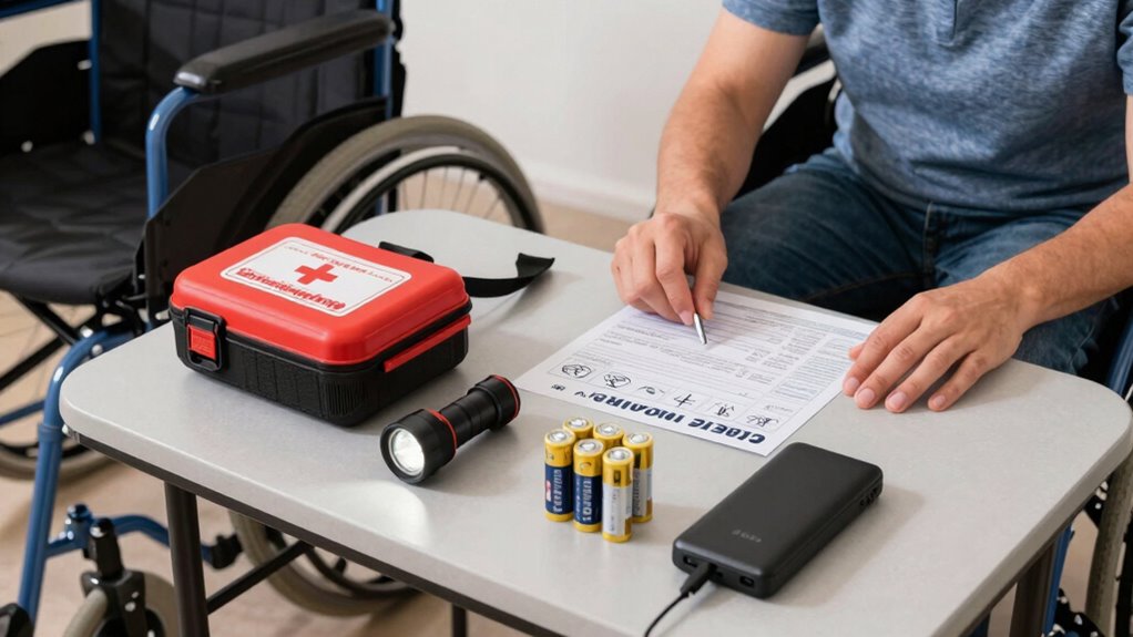 assess equipment for power outages