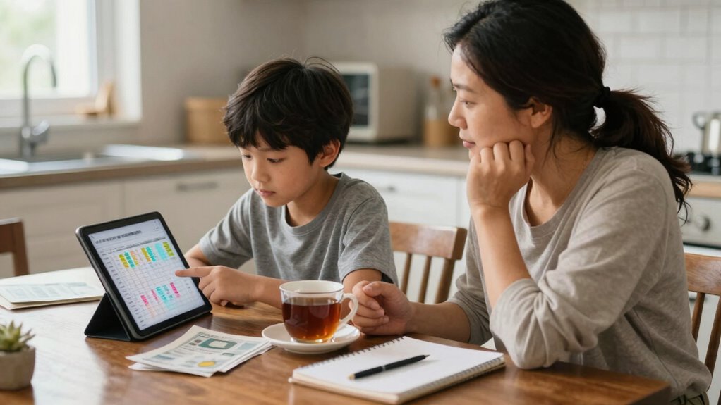 assess parents financial status