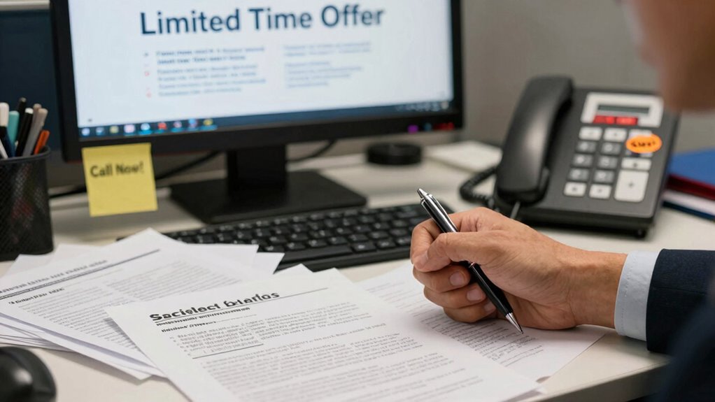 avoid aggressive sales pressure