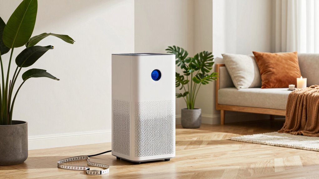 calculate air purifier size