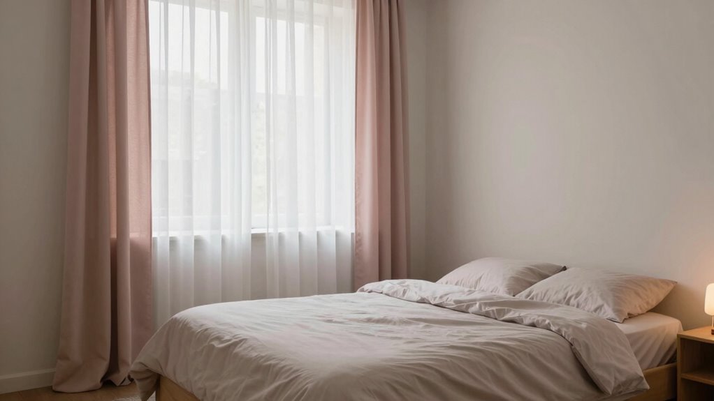 calm clutter free bedroom environment