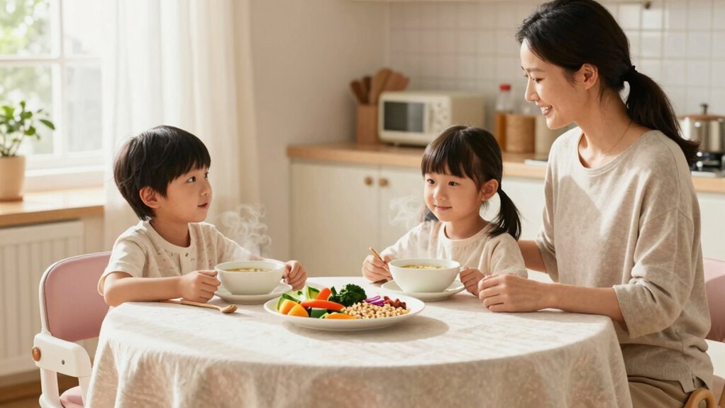 calm mindful eating environment