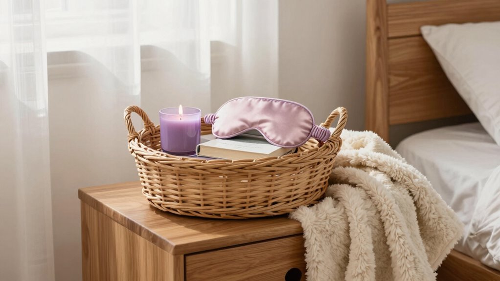 calm organized sleep environment