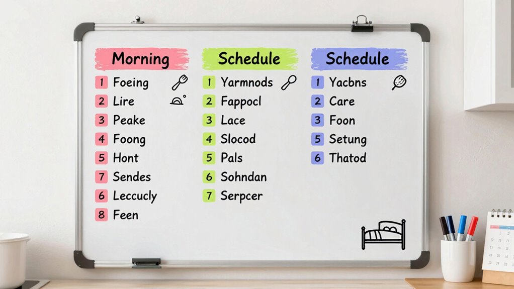 choose manageable daily routines