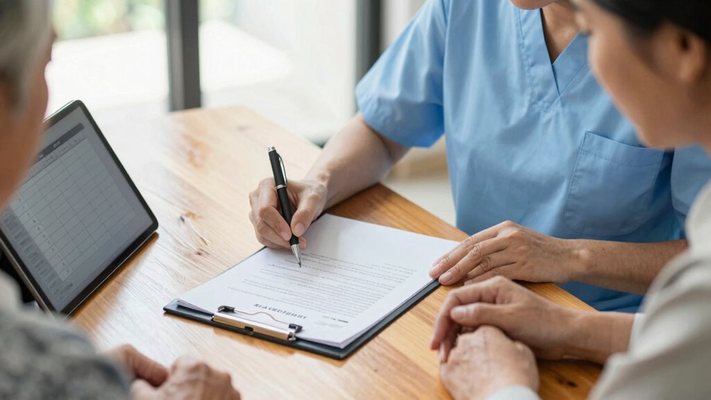 clarify caregiver contract details
