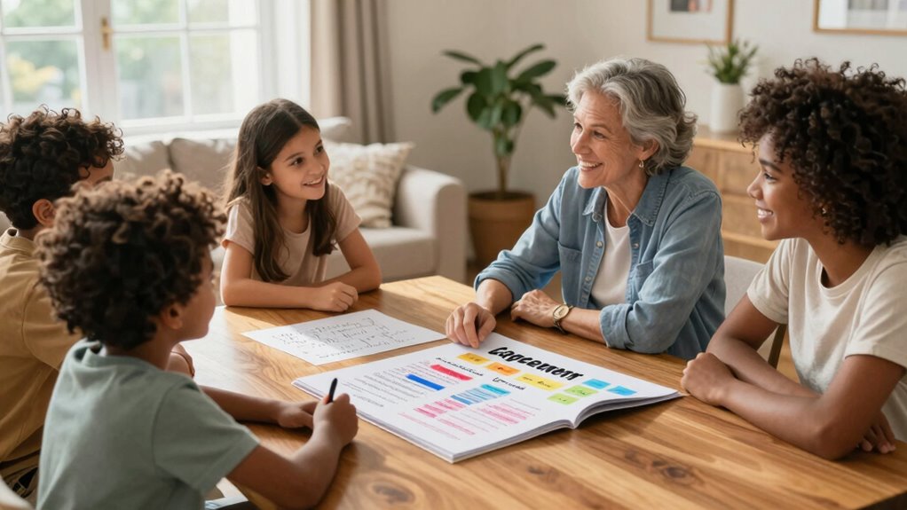 clear caregiving responsibilities and plans