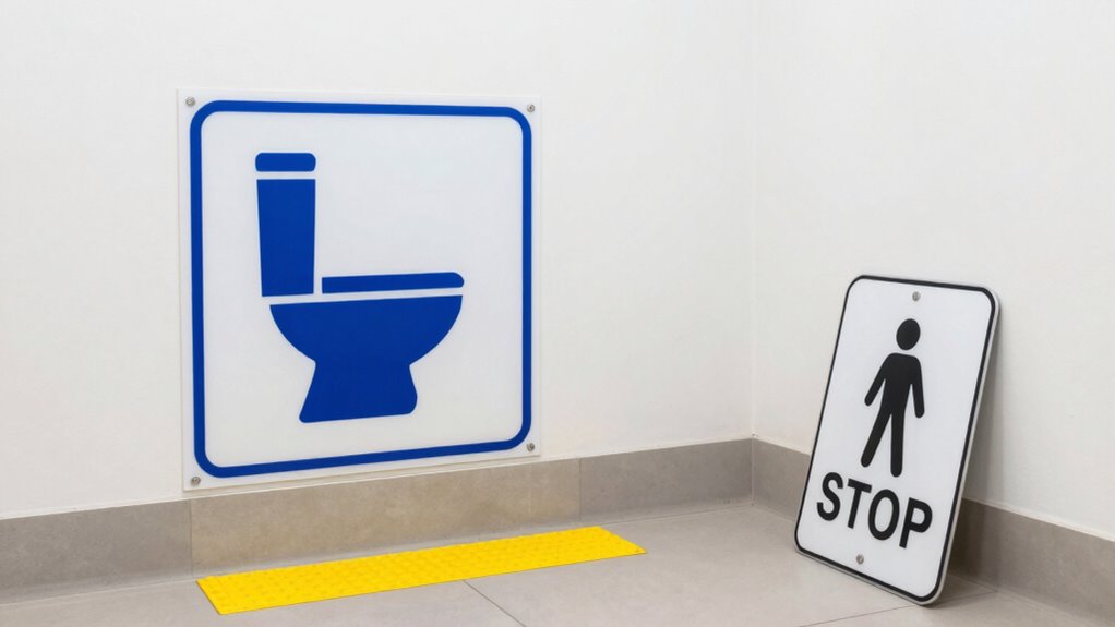 clear durable visible signage