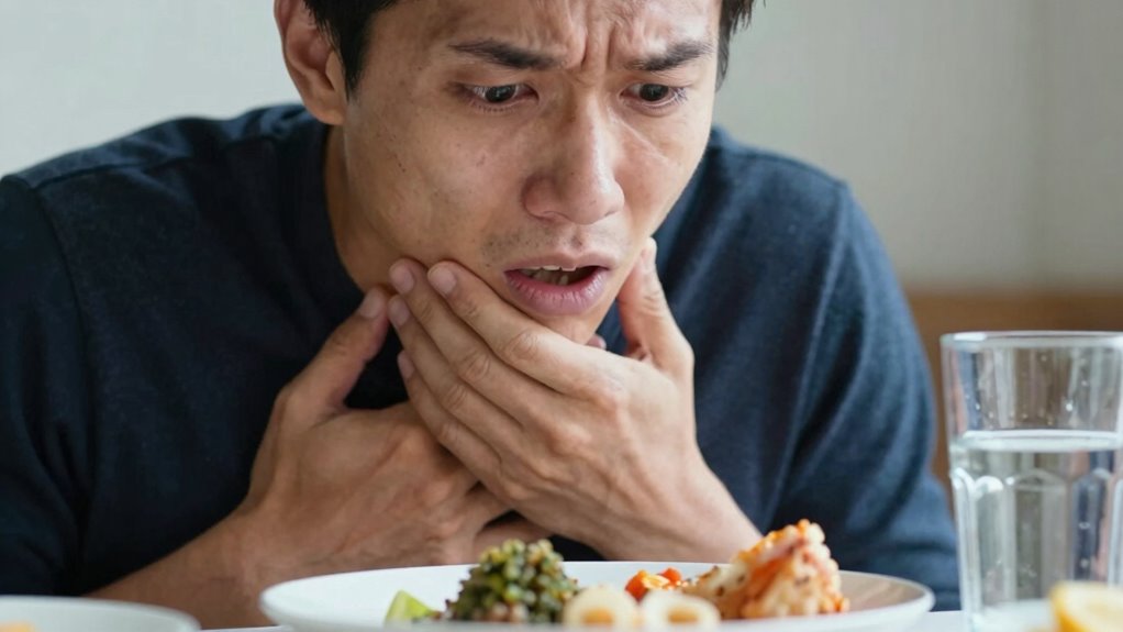 clear food blockage quickly