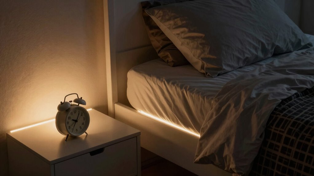 clear well lit bedroom pathways