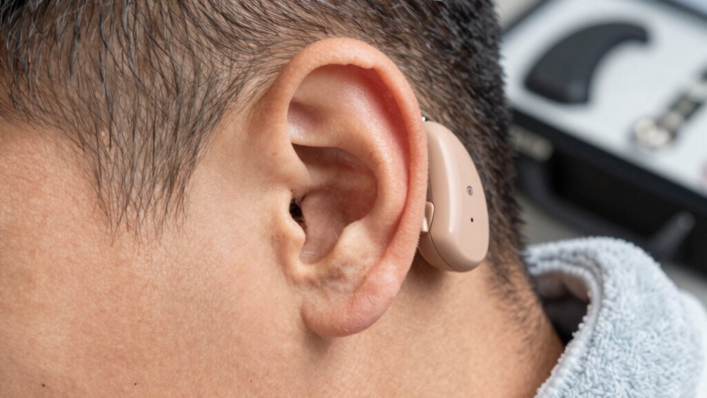 comfortable hearing aid fitting