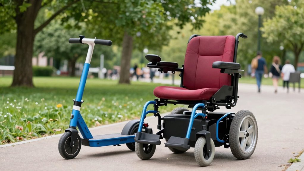 compare mobility scooter features
