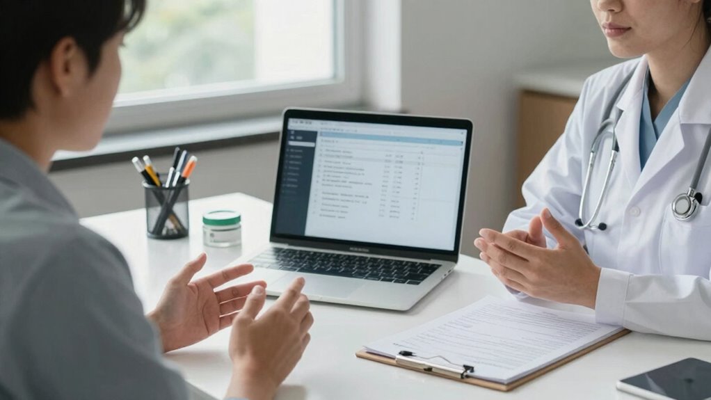 concise symptom description tips