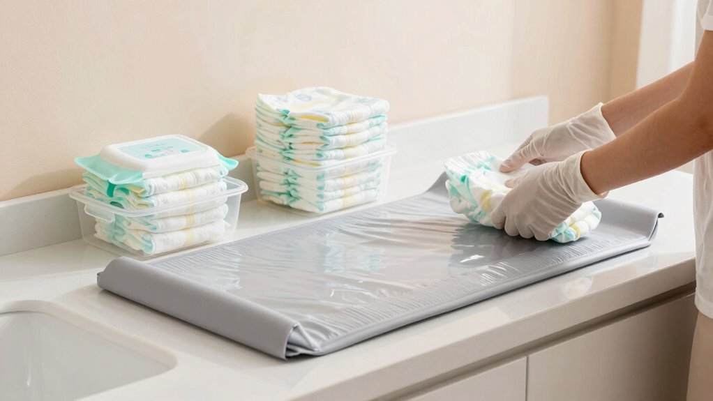 consistent diaper changing routine