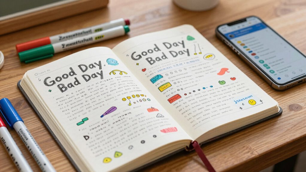 consistent mood tracking routine