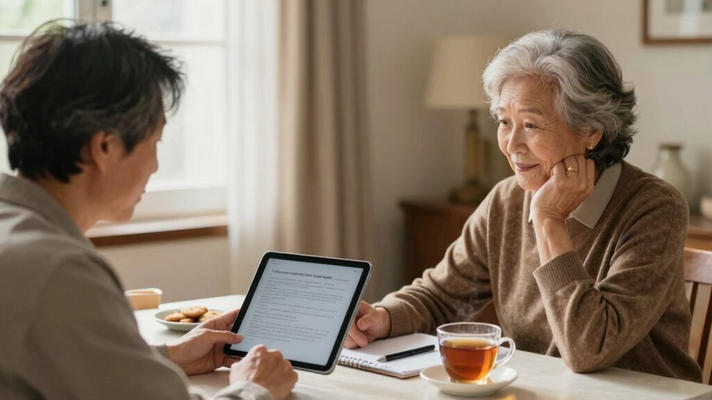 consistent proactive caregiving check ins