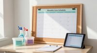 create a helper daily routine