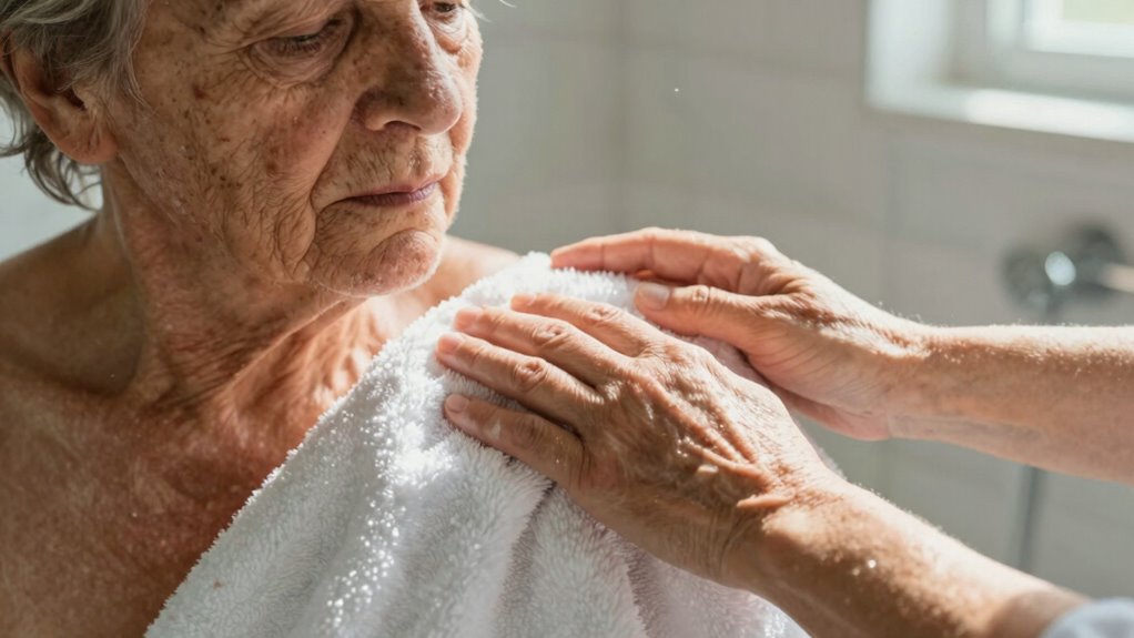 create calming bathing environment