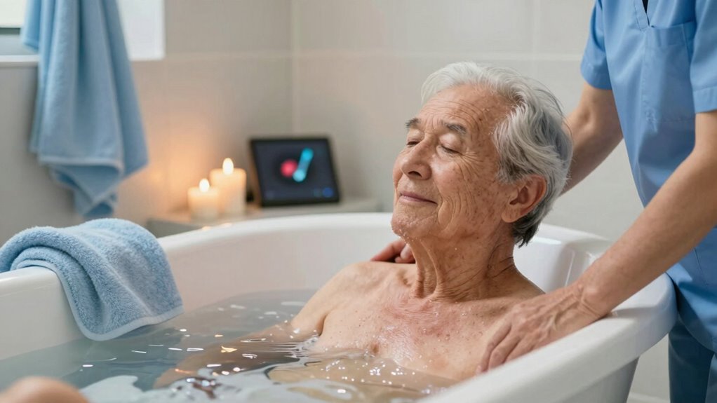 create relaxing bathing environment