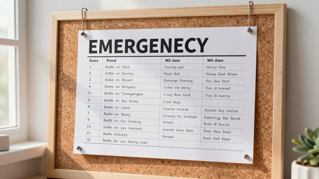 critical contact information quickly