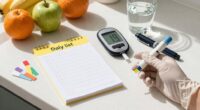 daily diabetes management checklist