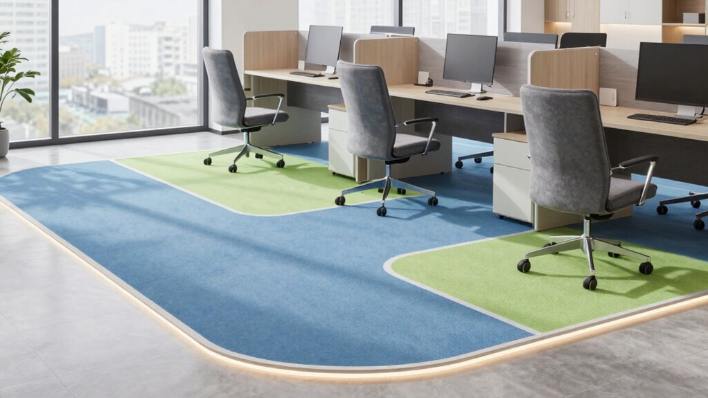 define clear visual boundaries