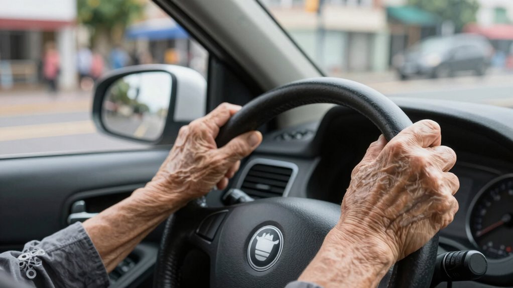 dementia affects reaction vision