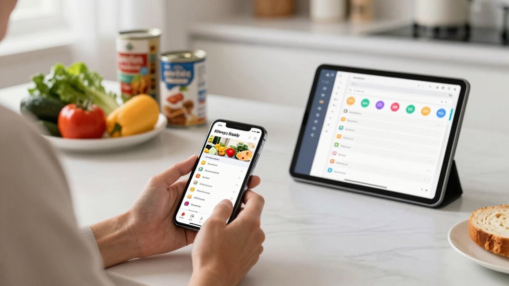digital grocery list management