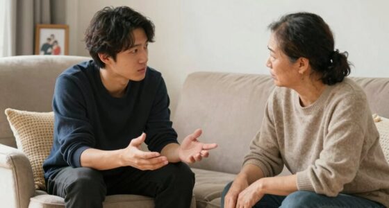 discussing assistance calmly