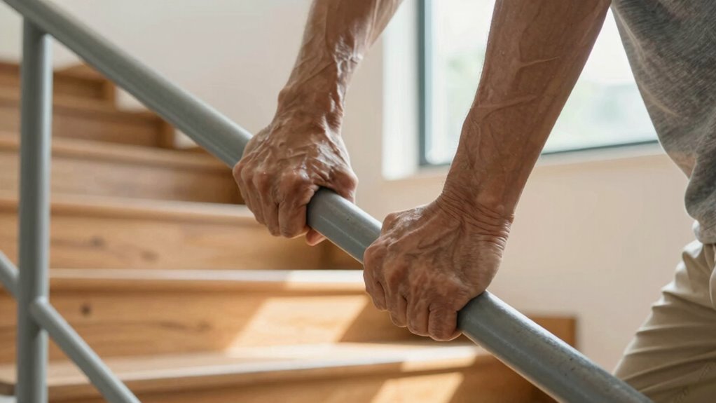 double handrail grip safety