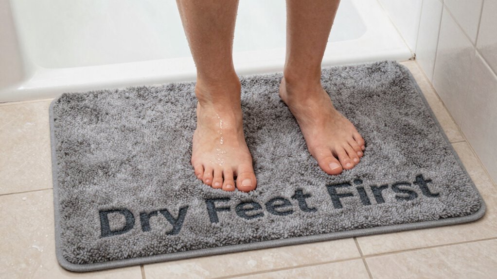dry feet thoroughly each time