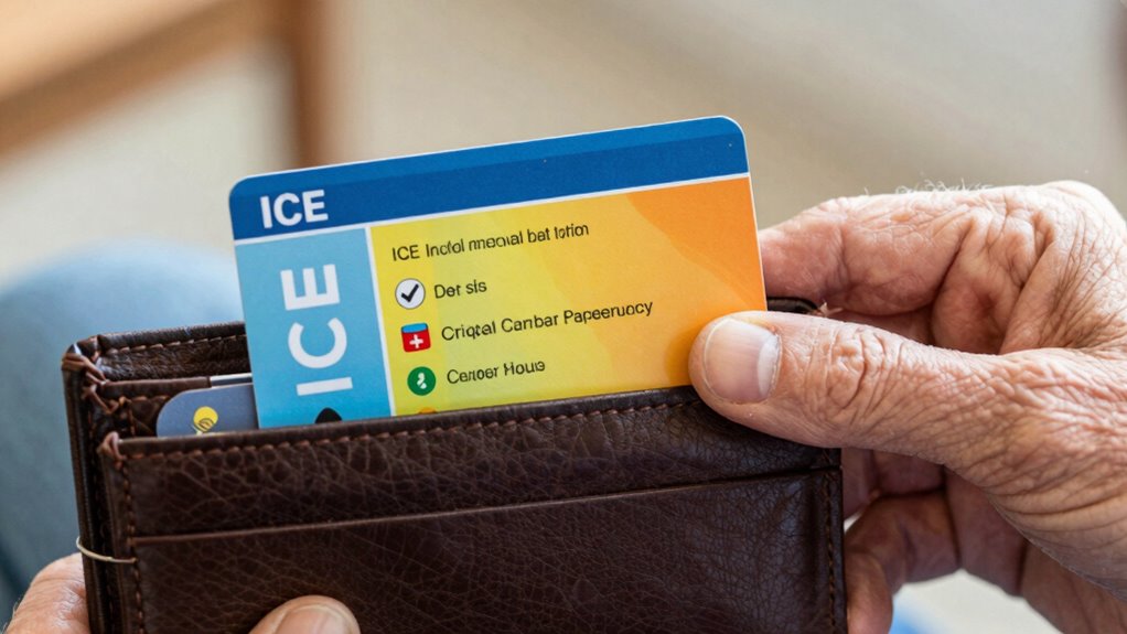educate family on ice card