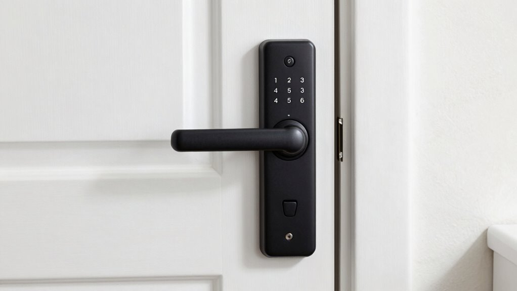electronic keyless bathroom locks