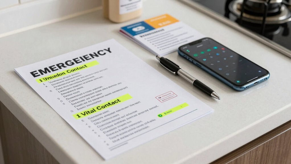 emergency contact and safety planning