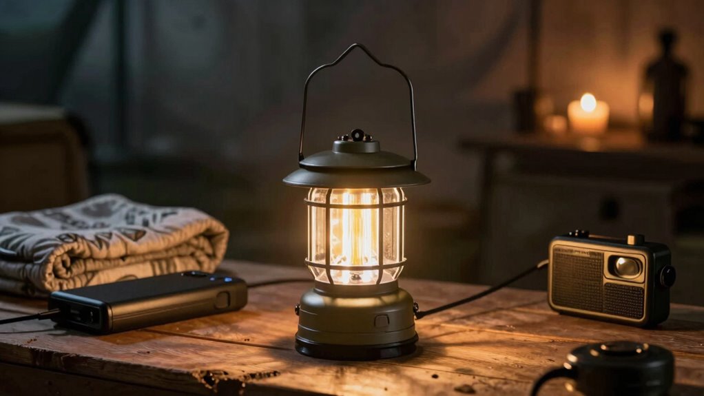 emergency lanterns brightness battery life