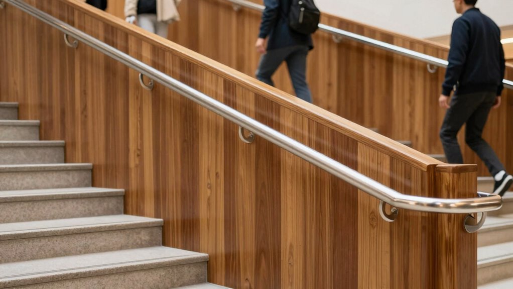 ensure handrail safety standards
