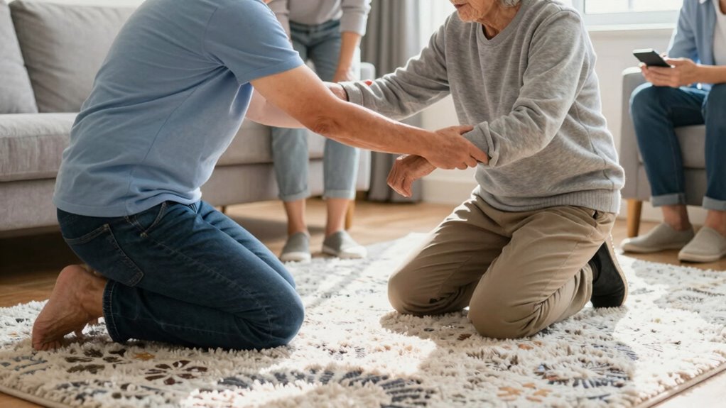 ensure safety before assistance