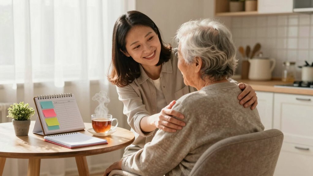 establish resilient caregiving routines