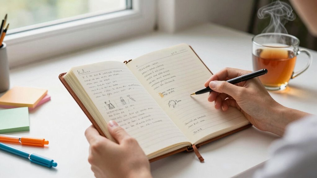 establish simple journaling routines
