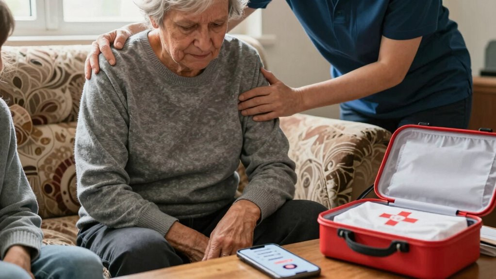 evaluate injuries and respond