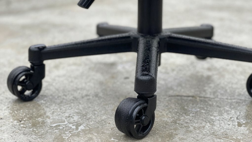 evaluate shower chair stability