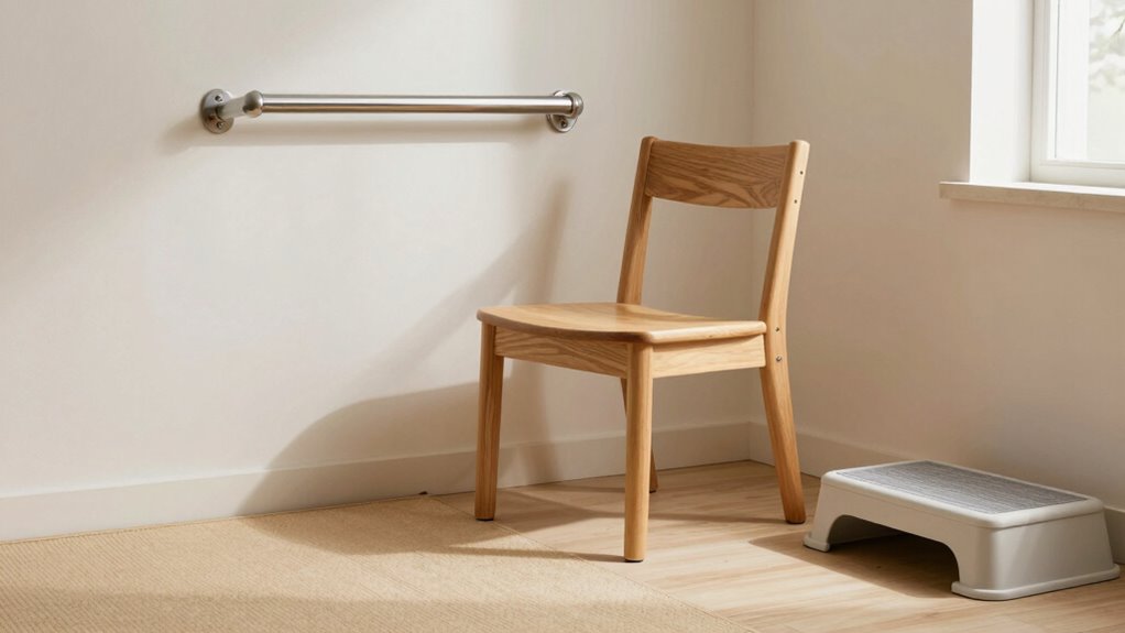 fall prevention temporary setup