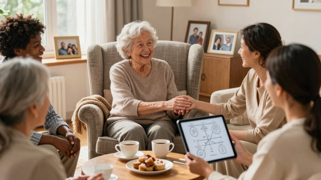 gather family support responsibilities