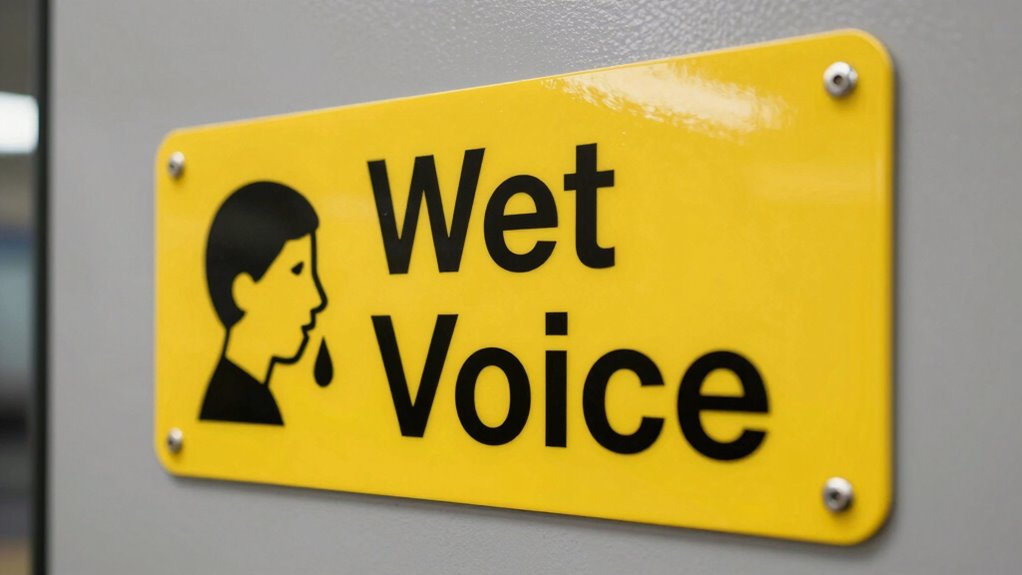 gurgling indicating swallowing issues