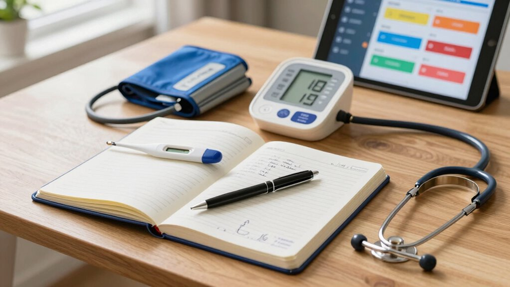 home vital signs tracking setup