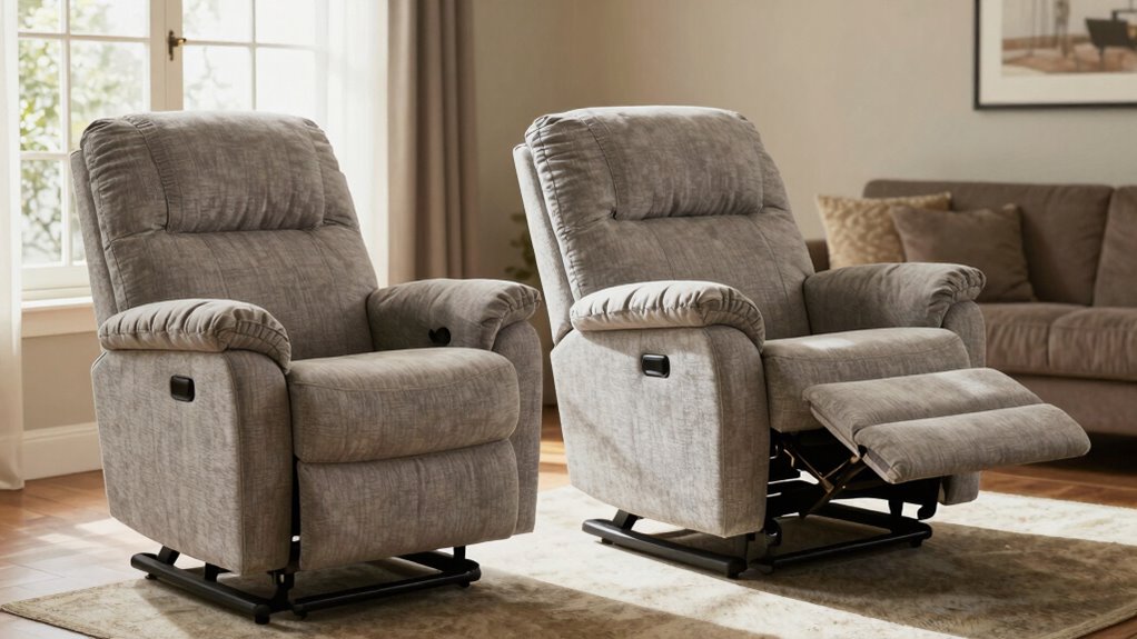 independent backrest and footrest