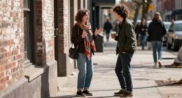 inquire calmly about destination