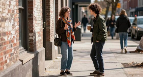 inquire calmly about destination